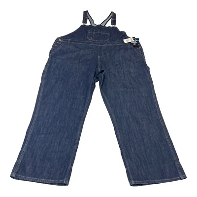 Dickies Overalls 女式 24 个牛仔围兜休闲版型 8 口袋家务工作服实用 — 第 1/4 张图片