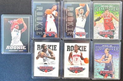 Derrick Williams RC + Tobias Harris 2012-13 Panini Marquee Die-Cut Green Purple - Image 1 of 4