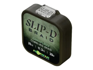 Korda Slip-D Braid 25lb 20m Carp Coarse Fishing Combi Rig Braid NEW - Picture 1 of 3