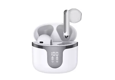 Waterproof Bluetooth 5.0 Earbuds Headphones Wireless Headset Noise Cancelling US - Image 1 of 4