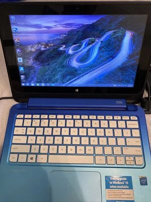 HP Stream x360 11-p010nr 11.6" Convertible Touchscreen Laptop Intel Windows 8 - Image 1 of 4