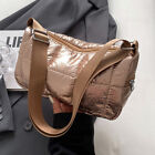 Women Crossbody Bags Casual Quilted Underarm Bag Elegant Tote Handbags (gold)