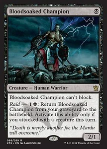 *MRM* FR/VF Bloodsoaked Champion - Champion sanguinolent MTG Khans - Picture 1 of 1