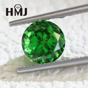 4mm-10mm Green Round Loose Cubic Zirconia AAAAA CZ Stones 3EX For Jewelry Gift - Picture 1 of 14