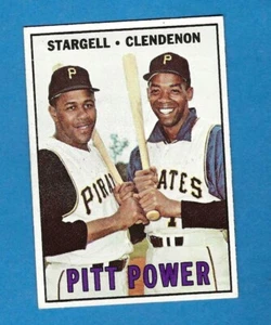 67 Topps Pitt Power HOF Willie Stargell/Donn Clendenon Pittsburgh Pirates 266 1 - Bild 1 von 2