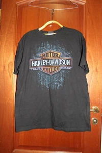 Vintage 2011 Harley Davidson Motorcycles New York City T-shirt - L - Picture 1 of 6