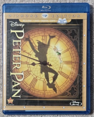 WALT DISNEY - PETER PAN - BLU RAY & DVD COMBO - 1953 - BOBBY DRISCOLL - Image 1 of 4