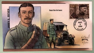 Bevil 2000 Major General John L. Hines FDC FDOI Sc 3393 w/COA - Picture 1 of 5