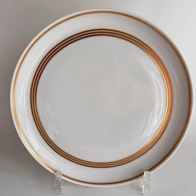 Arzberg BRASILIA Gold FRÜHSTÜCKSTELLER 20 cm ungenutzt VINTAGE 1970 - Bild 1 von 3