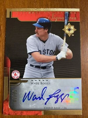 Wade BOGGS 2005 Ultimate Collection Signatures AUTO #US-WB 1/15 NM HOFer - Image 1 of 2