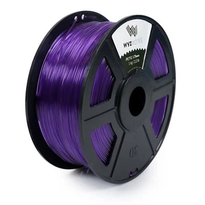 Purple - PETG 1.75mm WYZworks 3D Printer Premium Filament 1kg/2.2lb - Photo 1/5