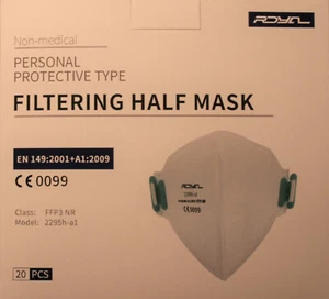 20x Original FFP3 Profi Halbmaske Mundschutz Feinstaubmaske EN149:2001 A1:2009 - Bild 1 von 5