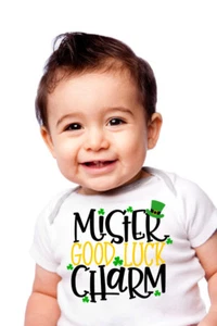 Mister Good Luck Charm Shirt, St Patricks Day Shirt für Jungen, Glücksbringer - Bild 1 von 2