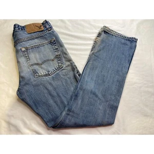 American Eagle Outfitters AEO Distressed blau Denim gerade Herrenjeans Größe 29 - Bild 1 von 15