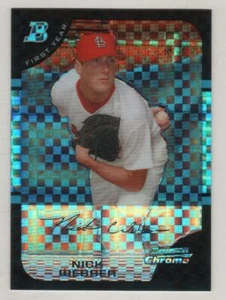 2005 Bowman Chrome Draft Pick X-fractor #038 Nick Webber Cardinals #022/250 - Picture 1 of 1