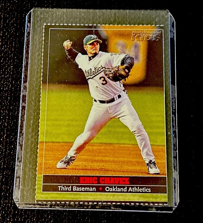 Eric Chavez Rare Oakland A’s  2004 MLB Sports Illustrated for Kids SI Creased - Image 1 of 3