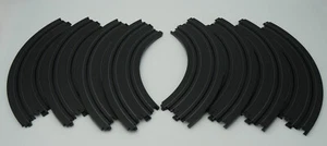 AURORA TOMY AFX 9" 1/4 CURVE TRACKS ~ 8 PC NOS ~ WORKS W/ RACEMASTERS, AW - Picture 1 of 3