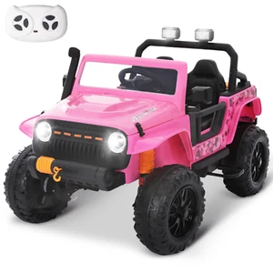 24V Electric Jeep Ride On Car for Kids 2Seater Truck w/ Bluetooth Remote Control - Picture 1 of 9