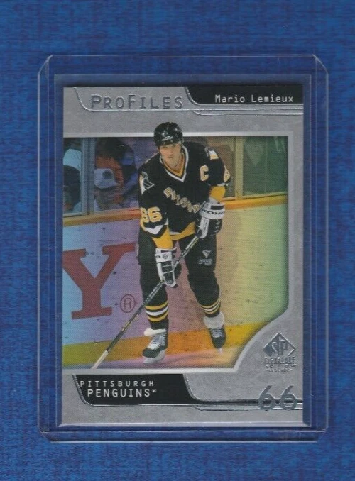 2020-21 SP Signature Edition Legends Profiles # P-28 Mario Lemieux - Image 1 of 2