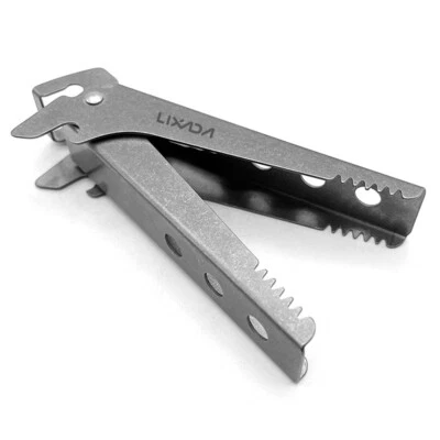 Lixada Pure Ti Plate Gripper Anti-Scalding Pan Gripper Multi-Functional Ti Clip - Image 1 of 4