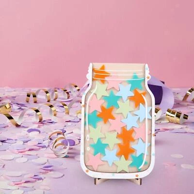 Belohnungsglas mit Stern, Anreizglas Kinder Routinetraining, Belohnungssystem - Bild 1 von 4