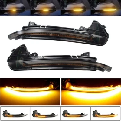 Para Audi A6 S6 RS6 12-18 LED Luces Intermitentes Dinámicas Espejo Lateral Coche Intermitente Foto 1 de 4