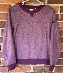 L.L.Bean Lightweight Soft Crewneck Sweater Fleece Top Purple Women’s size XS - Picture 1 of 9