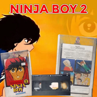 VERY RARE ANIME Ninja Boy Kabamaru VHS 2 (1983) ORIGINAL GREEK VHS WITH GRDUB - Image 1 of 4