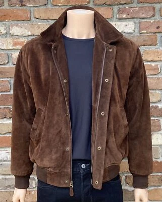 Men’s dark brown bomber jacket: sleek and stylish, perfect for any occasion - Image 1 of 4