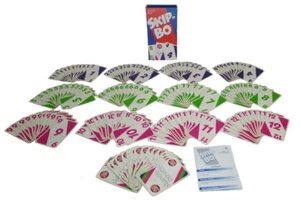 Skip Bo Mattel Kartenspiel komplett ab 8 Jahre 2 Spieler 1999 Vintage - Bild 1 von 8
