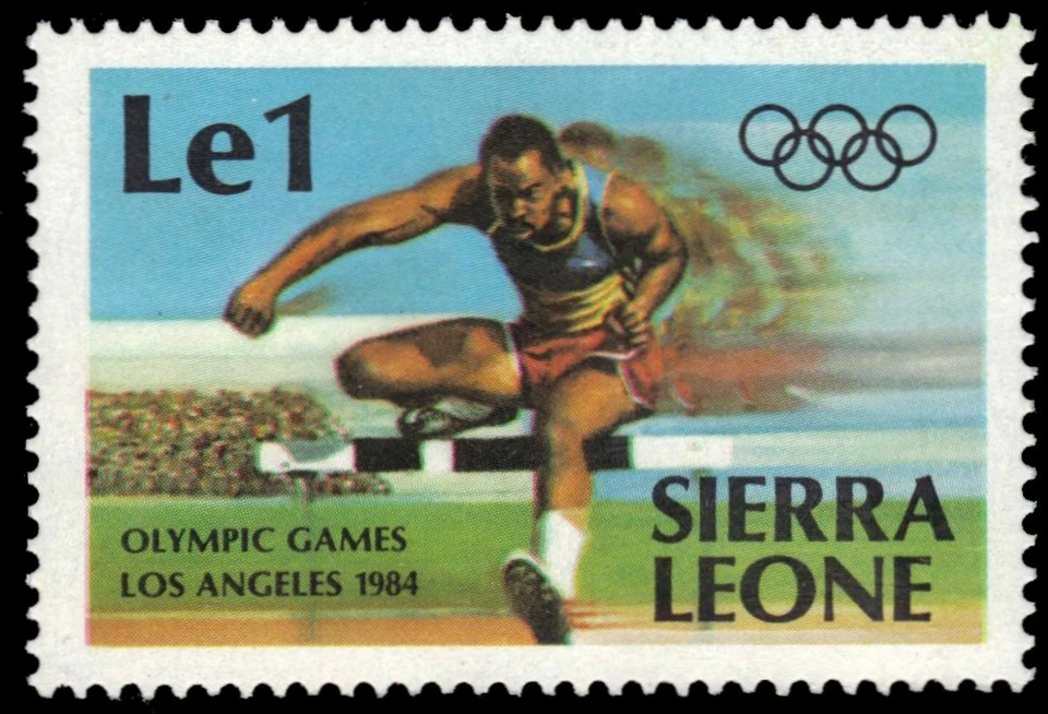 SIERRA LEONA 615 - Juegos Olímpicos de Los Ángeles "Hurdles" (pa93346) Foto 1 de 1