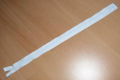 Reißverschluss 40 cm lang 3mm Spirale weiß - Bild 1 von 3