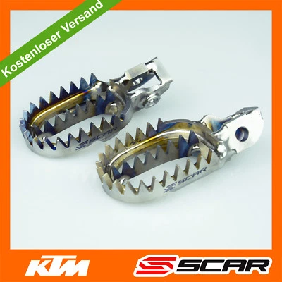 Reposapiés TITAN REPOSAPIÉS KTM SX SXF 85 125 150 250 350 450 16-20 2020 SCAR Foto 1 de 2