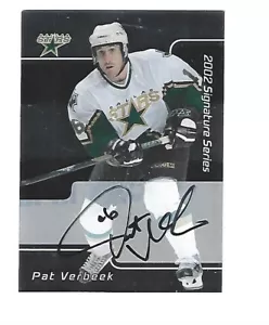 2001/02 BAP SIGNATURE #155 PAT VERBEEK AUTOGRAPHED CARD MINT ! - Picture 1 of 1