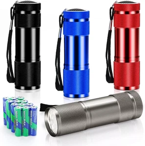Linterna Mini 9 LED 6 Piezas Linterna Niños Pequeños Con 18 AAA Colores - Imagen 1 de 9