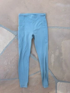 Athleta Girl High Rise Stash Your Treasures Tight Minimalistic Grey 7 S 983108 - Picture 1 of 3