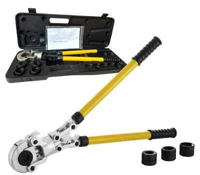 Pinza Crimpatrice Pressatrice Manuale per Multistrato con Matrici 16 20 26 32mm  - Immagine 1 di 4