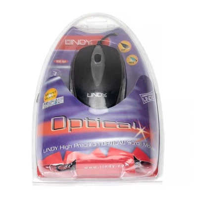 High Precision USB PS/2 Optical laser Scroll Mouse graphics PC & Mac Black Lindy - Image 1 of 2