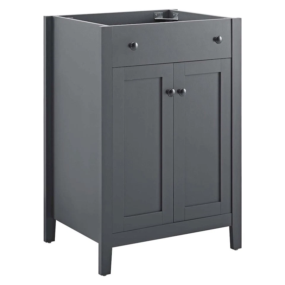 Modway Nantucket 24" Bath Cabinet (Basin Not Included) GY -EEI-3875-GRY