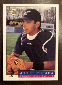 1993-94 Fleer Excel #112 Jorge Posada Prince William Cannons NM+ - Bild 1 von 2