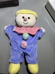 Rare Vintage Circo Target Baby Clown Plush Blue Velour 1991 Stuffed Animal 16" - Picture 1 of 7