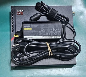 Lenovo ThinkCentre M715q AMD PRO A10-8770E UPGRADED CRUCIAL 8GB DDR4 & 256GB SSD - Picture 1 of 24