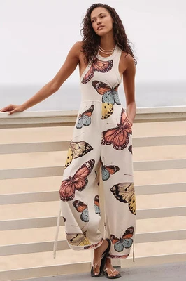 Mono Anthropologie Daily Practice Plattsburgh sin mangas mariposa talla S NUEVO Foto 1 de 3