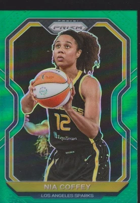 2021 Panini Prizm WNBA #59 Nia Coffey Los Angeles Sparks Prizms Green - Image 1 of 2