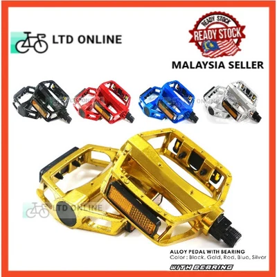 Pedales de aleación para bicicleta GT BMX 9/16 plataforma plana envío gratuito Foto 1 de 4