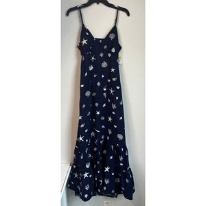 A New Day Maxikleid dunkelblau Muschel Seestern Damen Gr. S neu mit Etikett - Bild 1 von 9