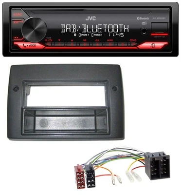 JVC Bluetooth USB DAB MP3 Autoradio für Fiat Stilo 192 01-08 Profiversion Ablage - Bild 1 von 4
