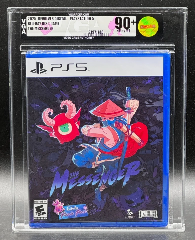 The Messenger Sony PlayStation 5 PS5 Devolver Sealed New VGA 95 Graded - Image 1 of 2