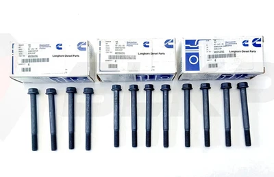 12* Exhaust Manifold Bolts For Cummins ISM M11 QSM ISM11 Extra Long 3818121 - Image 1 of 2