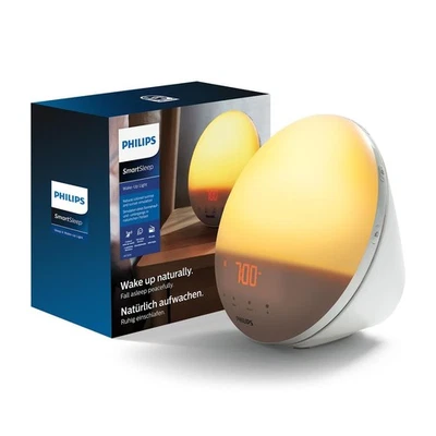 Philips Wake-up Light, farbige Sonnenaufgangssimulation, 20 Lichtstärken, 7 natü - Bild 1 von 4